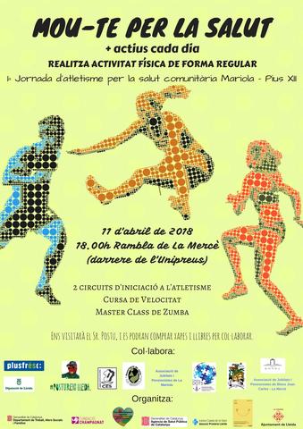 Jornada de atletismo en Mariola y Pío XII para la salud comunitaria