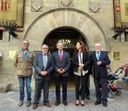 Visita institucional del presidente de Cruz Roja Española en la Paeria