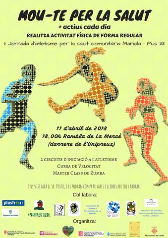 Jornada d’atletisme a Mariola i Pius XII per a la salut comunitària