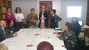 La regidora de Benestar Social, Montse Minguez visita l’equip bàsic d’atenció social de Mariola