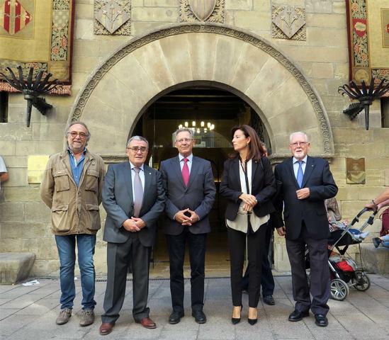 Visita institucional del president de Creu Roja Espanyola a la Paeria