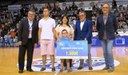 Cheque solidario del Circuito de Pretemporada de la ABC a la asociación Down Lleida