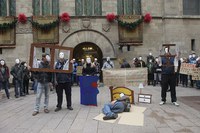Flashmob para las personas sin hogar impulsado por Raíces-San Ignacio y Cáritas
