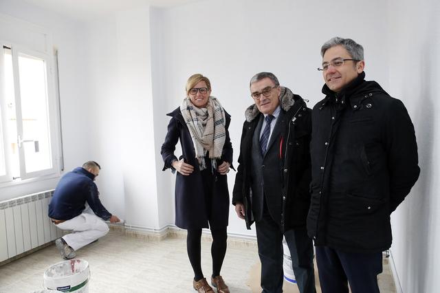 El Ayuntamiento de Lleida destina a alquiler social para familias con hijos once pisos adquiridos a Ibercaja