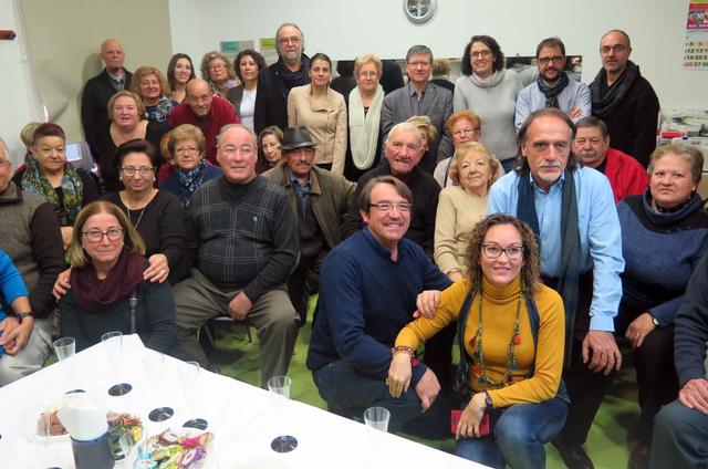 El tinent d’alcalde Xavier Rodamilans assisteix a la celebració del Nadal de l’Associació de Laringectomitzats de Lleida